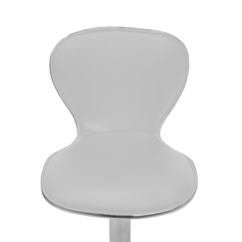 BANCO ALTURA AJUSTABLE CON RESPALDO MODELO 501S COLOR BLANCO | 252-501S-B