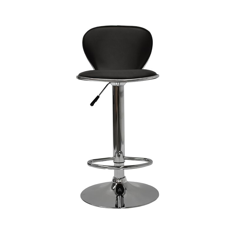 BANCO ALTURA AJUSTABLE CON RESPALDO MODELO 501S COLOR NEGRO | 252-501S-N