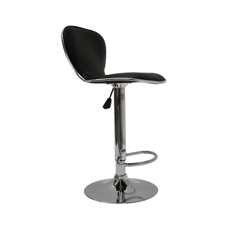 BANCO ALTURA AJUSTABLE CON RESPALDO MODELO 501S COLOR NEGRO | 252-501S-N