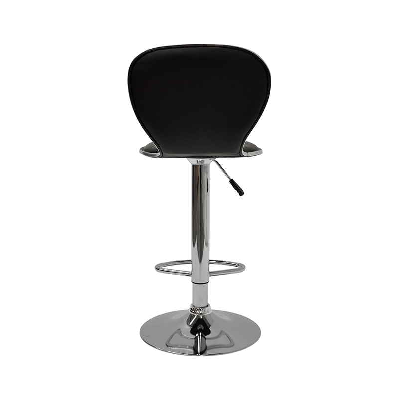 BANCO ALTURA AJUSTABLE CON RESPALDO MODELO 501S COLOR NEGRO | 252-501S-N