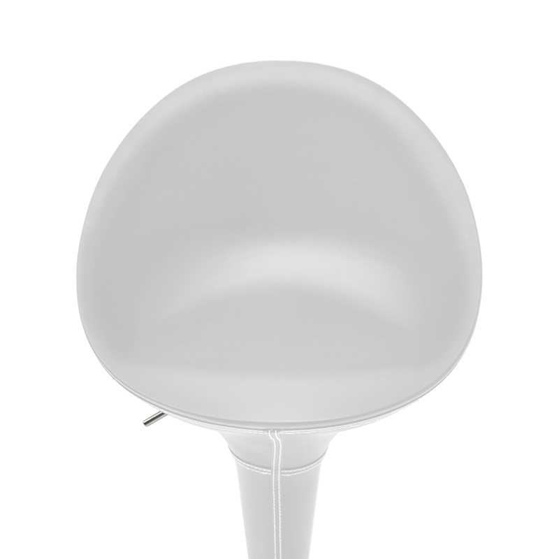 BANCO ALTURA AJUSTABLE CON RESPALDO MODELO 502S COLOR BLANCO | 252-502S-B