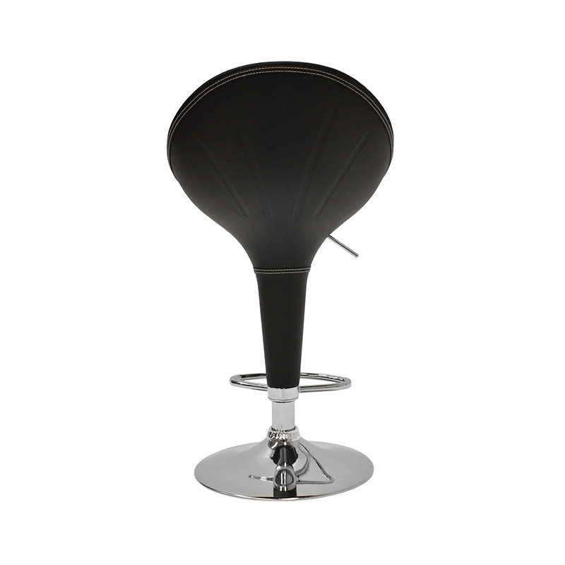 BANCO ALTURA AJUSTABLE CON RESPALDO MODELO 502S COLOR NEGRO | 252-502S-N