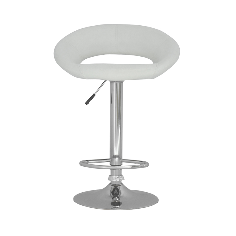 BANCO ALTURA AJUSTABLE CON RESPALDO MODELO 503S COLOR BLANCO | 252-503S-B