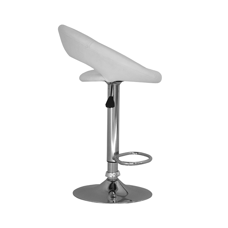 BANCO ALTURA AJUSTABLE CON RESPALDO MODELO 503S COLOR BLANCO | 252-503S-B