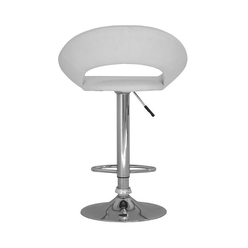 BANCO ALTURA AJUSTABLE CON RESPALDO MODELO 503S COLOR BLANCO | 252-503S-B