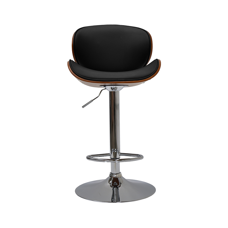 BANCO ALTURA AJUSTABLE CON RESPALDO MODELO 504D COLOR NEGRO | 252-504D-N