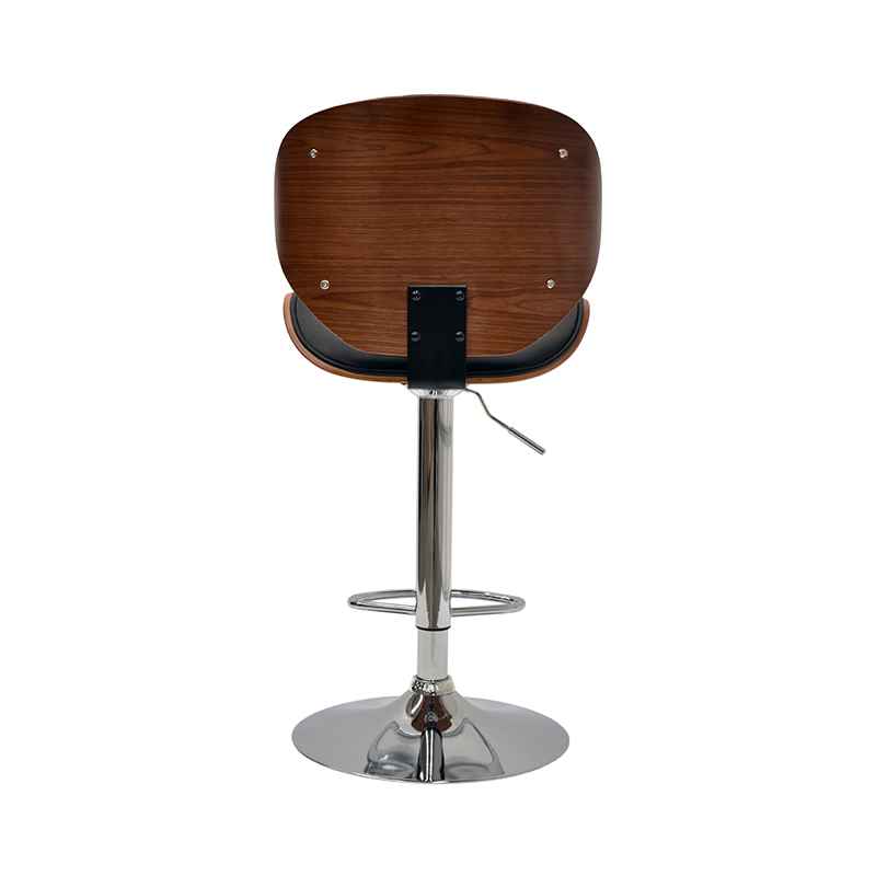 BANCO ALTURA AJUSTABLE CON RESPALDO MODELO 504D COLOR NEGRO | 252-504D-N