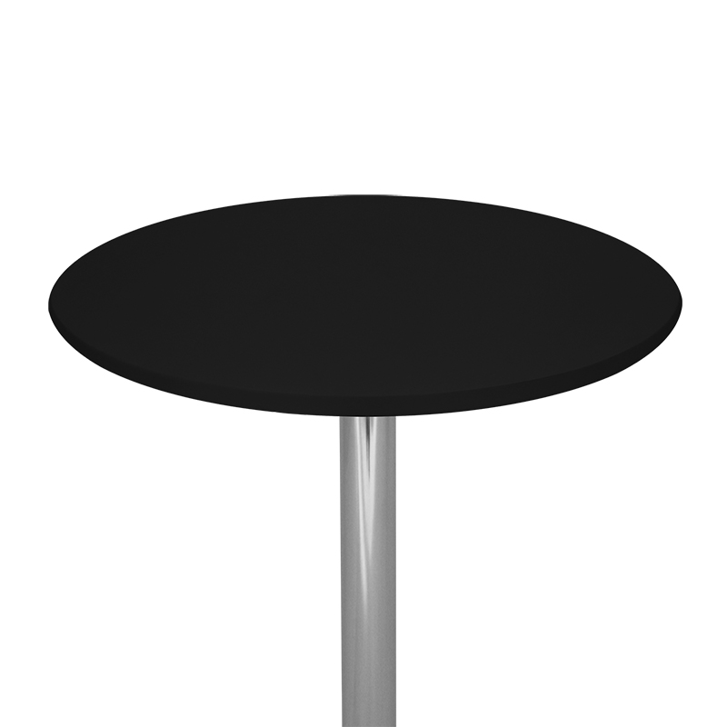 MESA BAJA CIRCULAR MODELO 204D COLOR NEGRO | 251-204D-N