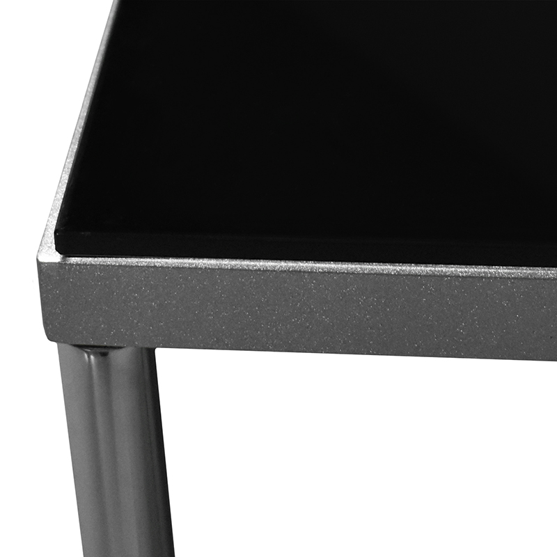 MESA RECATANGULAR MODELO 306V-B COLOR NEGRO | 251-306V-B