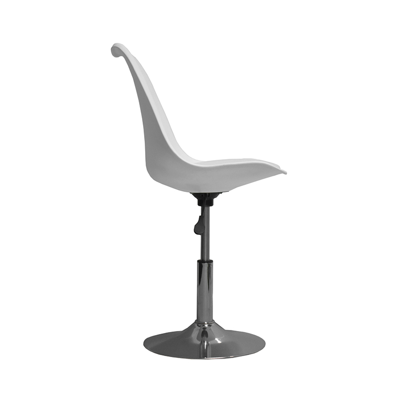 SILLA ALTURA AJUSTABLE MODELO 813P B COLOR BLANCO | 252-813P-B