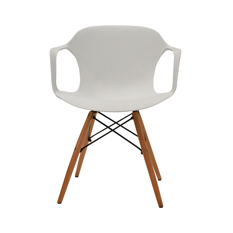 SILLA CON DESCANSABRAZOS MODELO 707P COLOR BLANCO | 252-707P-B