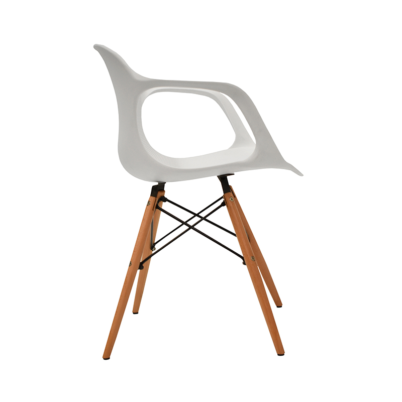 SILLA CON DESCANSABRAZOS MODELO 707P COLOR BLANCO | 252-707P-B