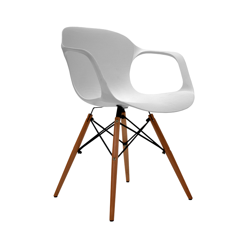 SILLA CON DESCANSABRAZOS MODELO 707P COLOR BLANCO | 252-707P-B