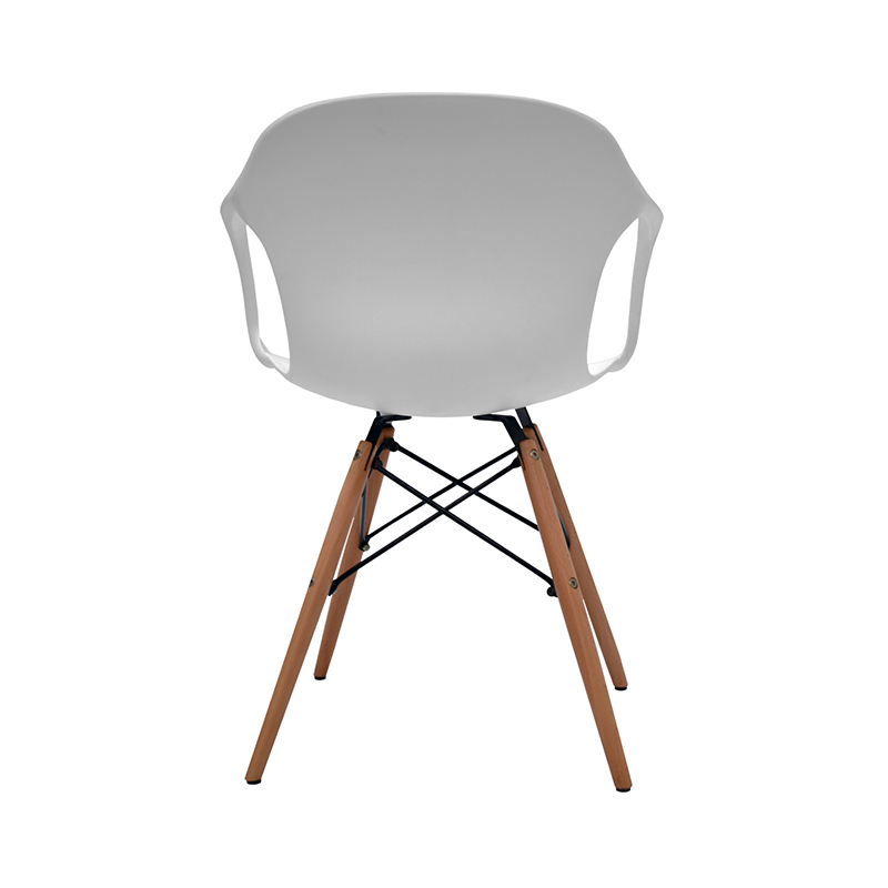 SILLA CON DESCANSABRAZOS MODELO 707P COLOR BLANCO | 252-707P-B