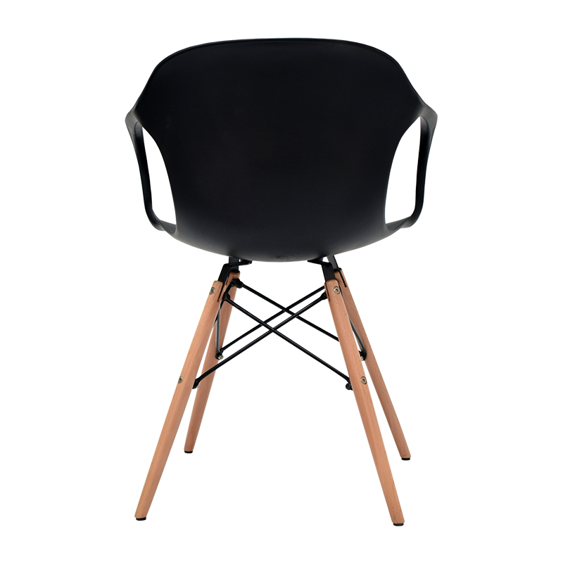 SILLA CON DESCANSABRAZOS MODELO 707P COLOR NEGRO | 252-707P-N