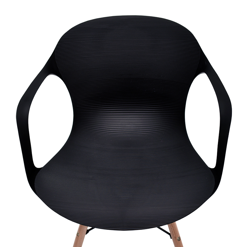 SILLA CON DESCANSABRAZOS MODELO 707P COLOR NEGRO | 252-707P-N