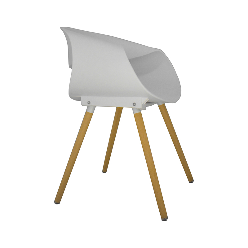 SILLA CON DESCANSABRAZOS MODELO 708P COLOR BLANCO | 252-708P-B