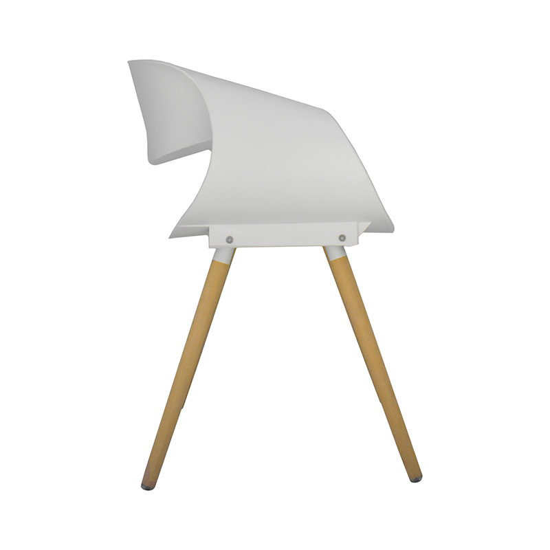 SILLA CON DESCANSABRAZOS MODELO 708P COLOR BLANCO | 252-708P-B