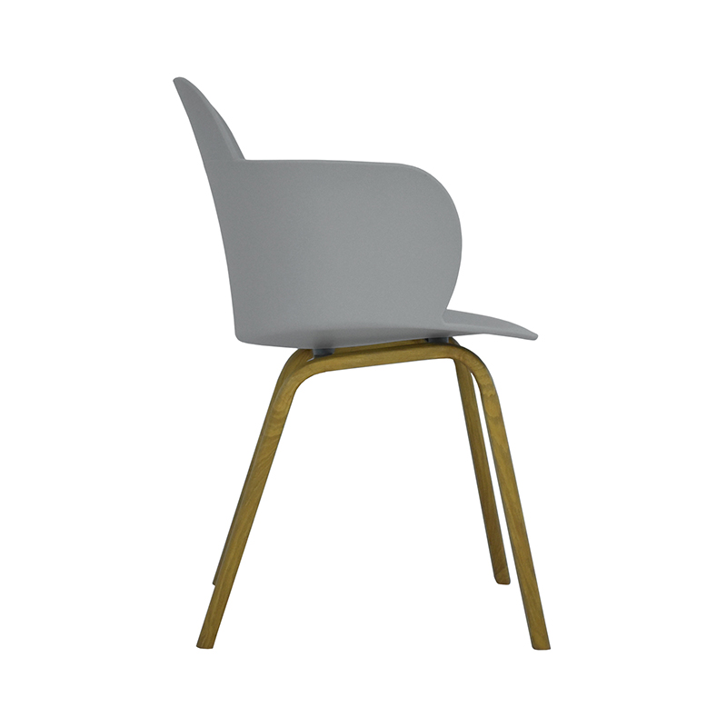 SILLA CON DESCANSABRAZOS MODELO 812P G COLOR GRIS | 252-812P-G