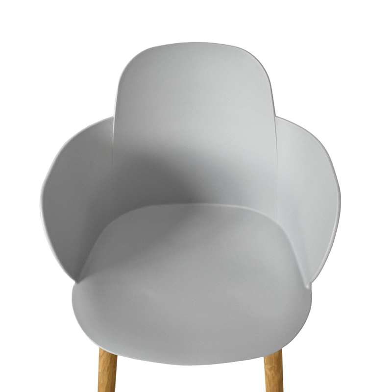 SILLA CON DESCANSABRAZOS MODELO 812P G COLOR GRIS | 252-812P-G