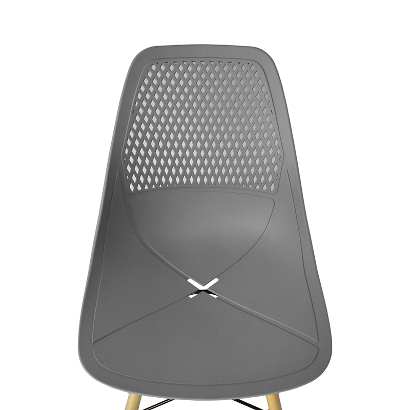 SILLA CON RESPALDO MODELO 704P COLOR GRIS | 252-704P-G