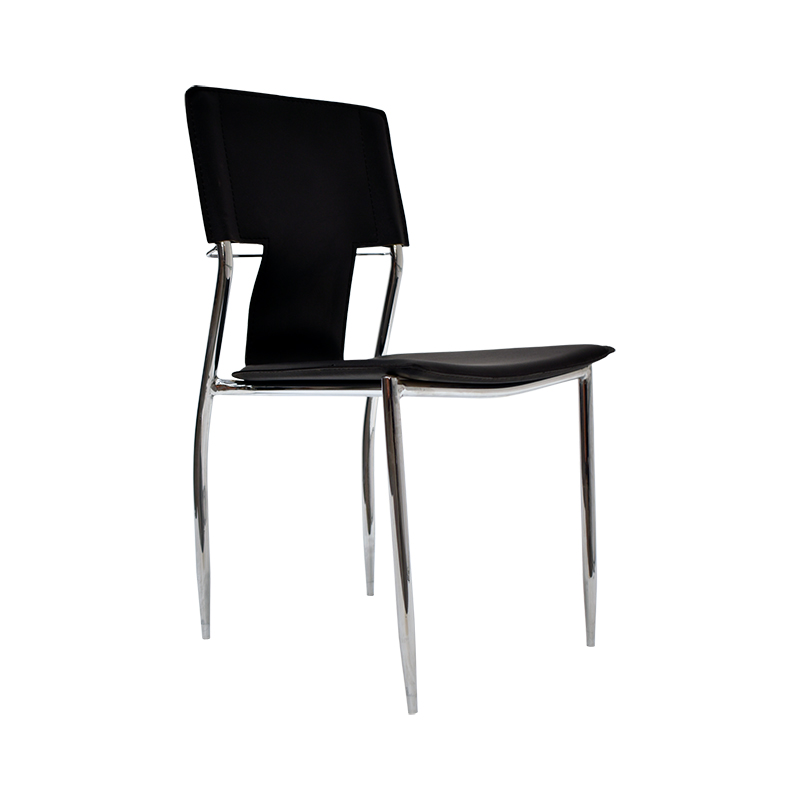 SILLA CON RESPALDO MODELO 815S N COLOR NEGRO | 252-815S-N