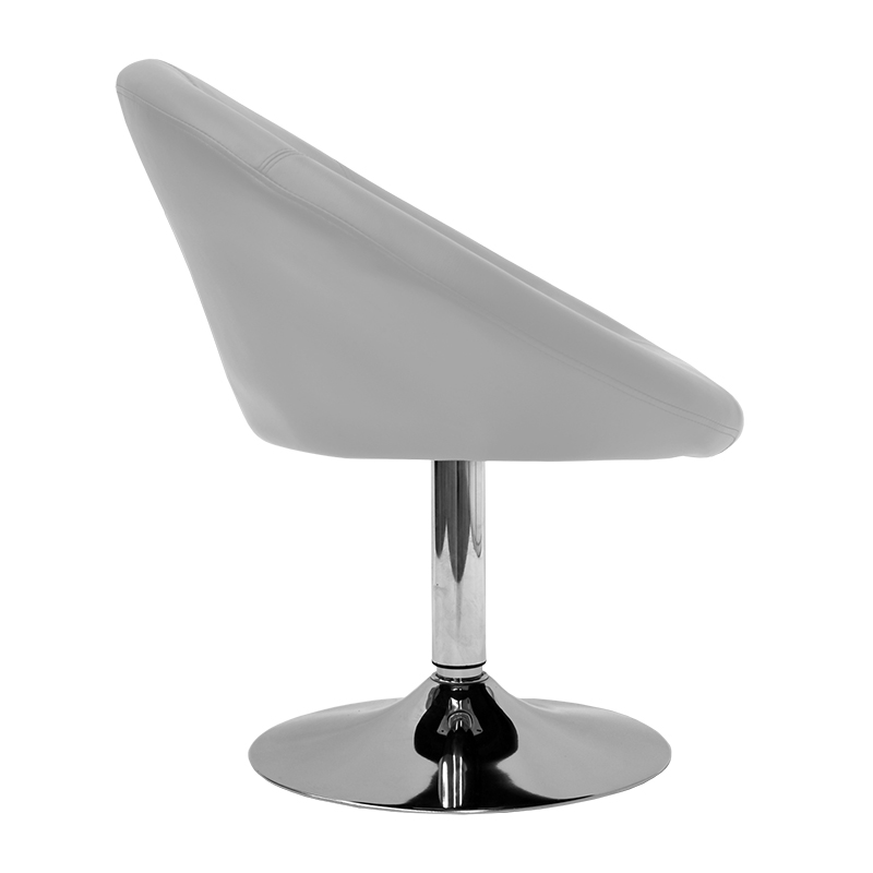 SILLÓN INDIVIDUAL CIRCULAR MODELO 901S B COLOR BLANCO | 253-901S-B