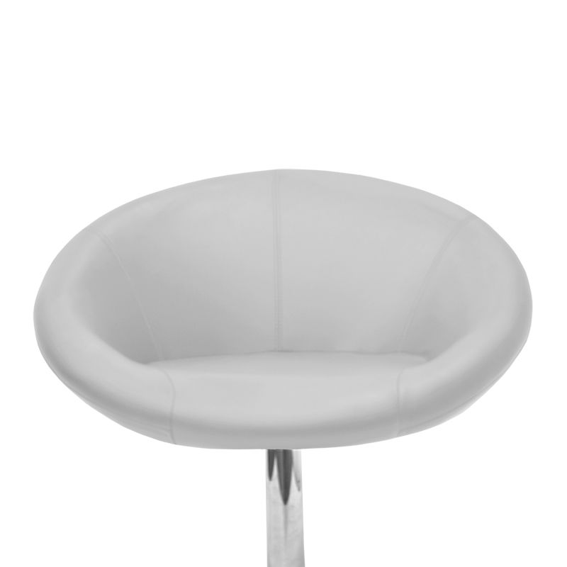 SILLÓN INDIVIDUAL CIRCULAR MODELO 901S B COLOR BLANCO | 253-901S-B