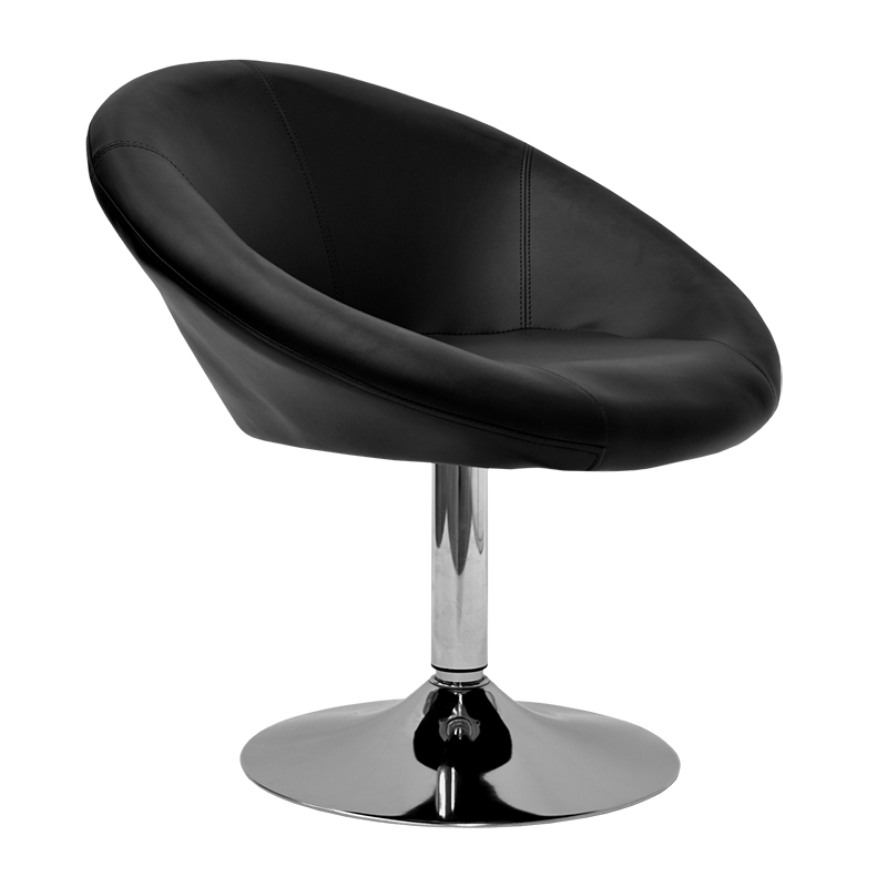 SILLÓN INDIVIDUAL CIRCULAR MODELO 901S N COLOR NEGRO | 253-901S-N