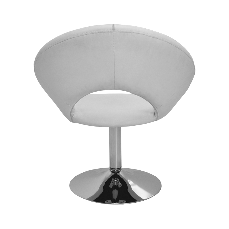 SILLÓN INDIVIDUAL CIRCULAR MODELO 902S B COLOR BLANCO | 253-902S-B