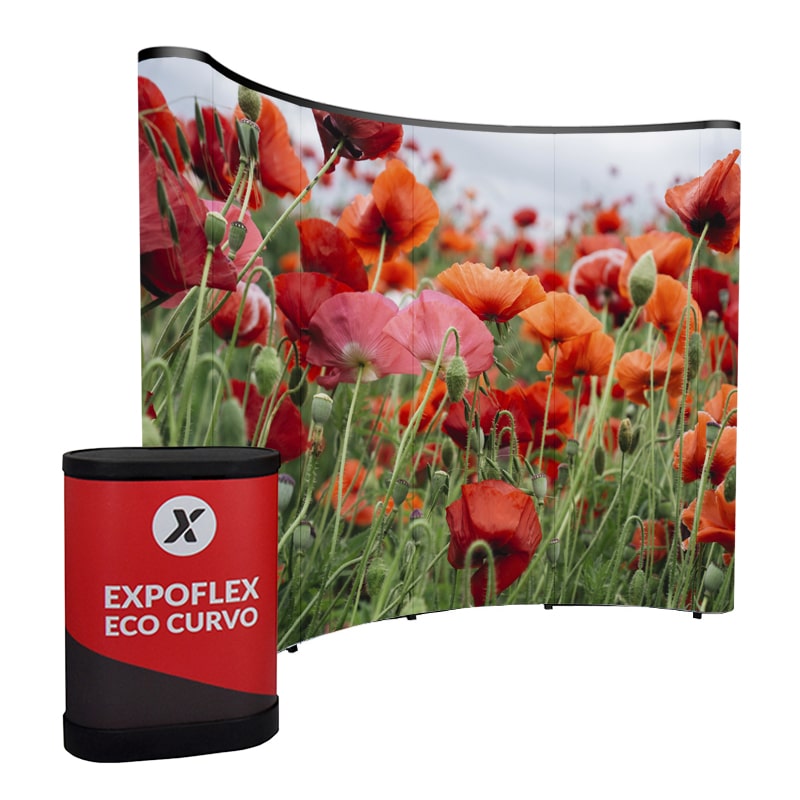 EXPOFLEX ALUMINIO MODELO ECO CURVO 320 X 227 CM. | 161-320