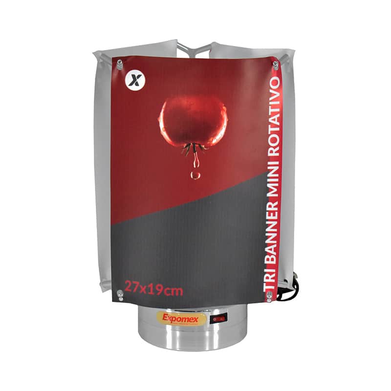 TRI-BANNER MODELO ROTATIVO 19 X 27 CM. | 119-T019