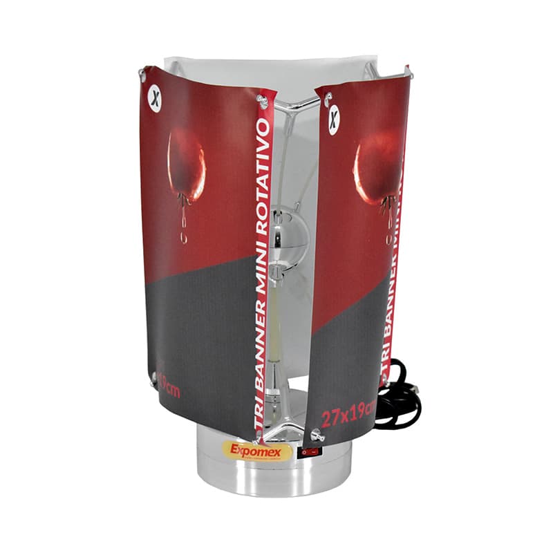 TRI-BANNER MODELO ROTATIVO 19 X 27 CM. | 119-T019