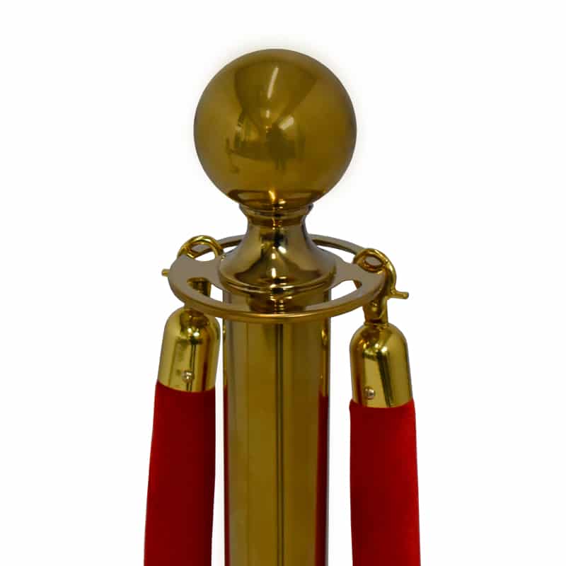 UNIFILA DE ACERO EN COLOR DORADO CON ROJO 32 X 92 CM. | 132-130