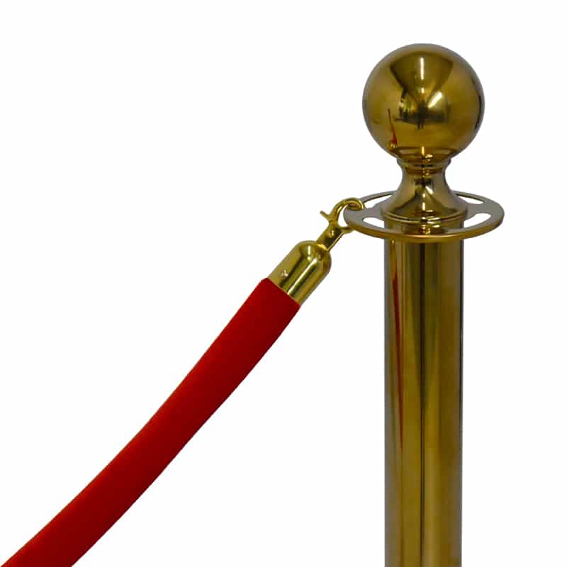 UNIFILA DE ACERO EN COLOR DORADO CON ROJO 32 X 92 CM. | 132-130