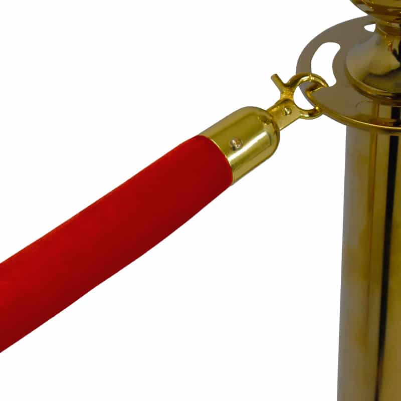 UNIFILA DE ACERO EN COLOR DORADO CON ROJO 32 X 92 CM. | 132-130