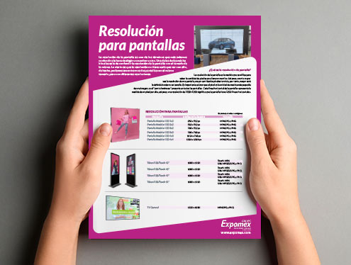 Especificaciones para material digital